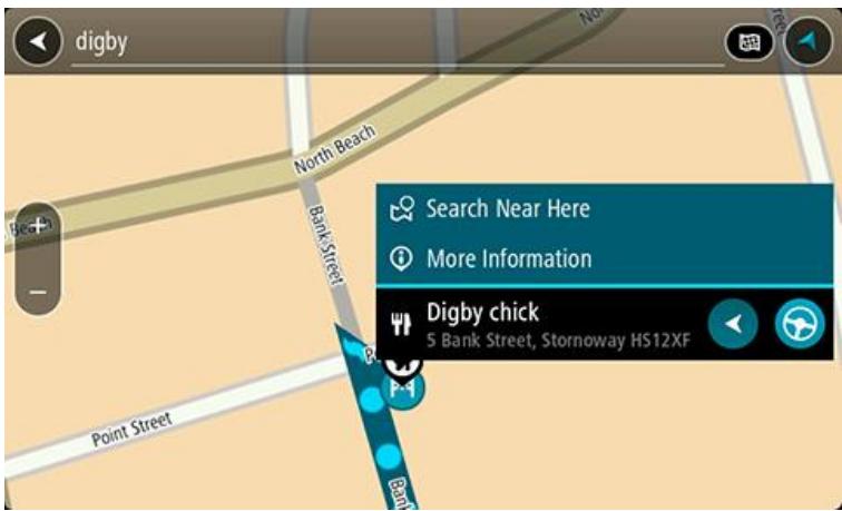 TOMTOM GOGuide - Planifier un parcours avec un point d'intérêt à l'aide de la fonction de recherche en ligne - 4