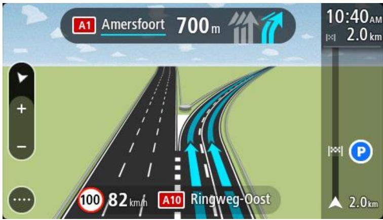 TOMTOM GOGuide - Guidage avancé sur changement de voie - 1