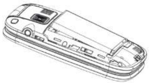 TELEFUNKEN TM260COSIARABICA - Installer la batterie - 1