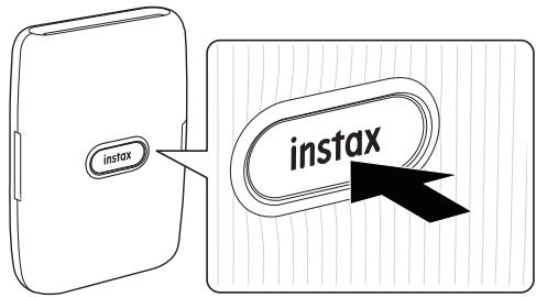 FUJIFILM INSTAX_MINI_LINK_SPECIAL_EDITION - Maintenez enforcée la touche d'alimentation pendant environ 1 seconde pour allumer l'imprimante. - 1