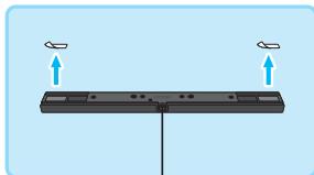 NINTENDO PACK Wii U PREMIUM - Retirez les films de protection des adhésifs situés sous le capteur Wii - 1