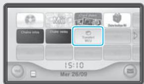 NINTENDO PACK Wii U PREMIUM - Sélectionnez TRANSFERT Wii U dans le menu Wii. - 1