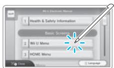 NINTENDO PACK Wii U PREMIUM - Utilisation des modes d'emploi électroniques - 6