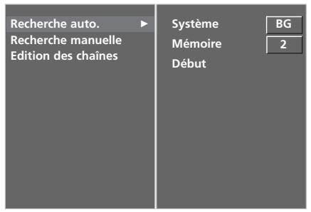 LG-GOLDSTAR 37LG3500 - RECHERCHE AUTOMATIQUE DES CHÂINES (EN MODE ANALOGIQUE) - 3