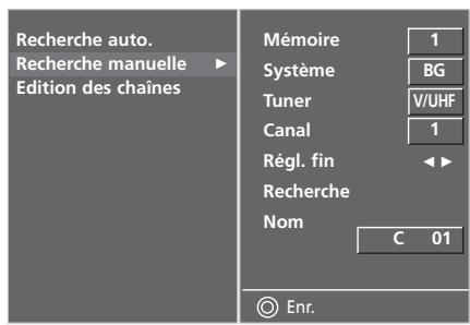 LG-GOLDSTAR 37LG3500 - AFFECTATION D'UN NOM À UNE CHÂINE (EN MODE ANALOGIQUE) - 11