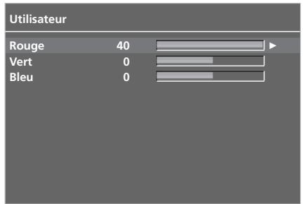 LG-GOLDSTAR 37LG3500 - Tonalité de couleur - Option Utilisateur - 4