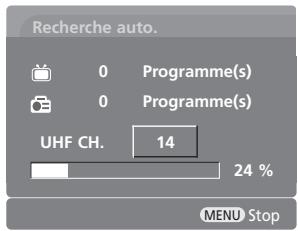 LG-GOLDSTAR 37LG3500 - RECHERCHE AUTOMATIQUE DES CHÂINES (EN MODE NUMÉRIQUE) - 6