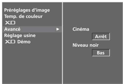 LG-GOLDSTAR 37LG3500 - MODE AVANCE - NIVEAU NOIR - 1