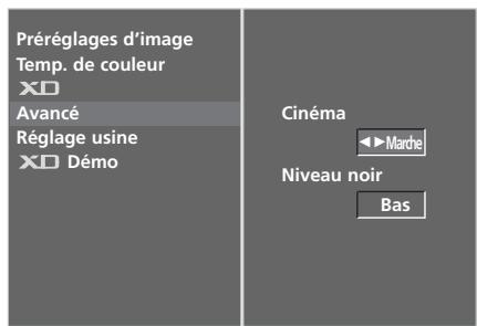 LG-GOLDSTAR 37LG3500 - MODE AVANCE - NIVEAU NOIR - 2