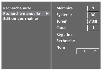LG-GOLDSTAR 37LG3500 - RECHERCHE MANUELLE (EN MODE ANALOGIQUE) - 3