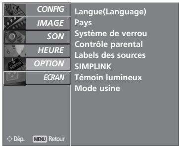 LG-GOLDSTAR 37LG3500 - (retablissement des paramètres d'usine par défaut) - 7