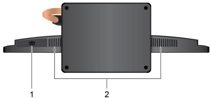 LENOVO A540-271CB - Vue de dessous - 1
