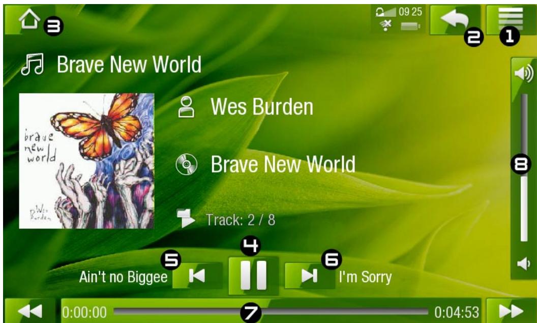 ARCHOS 5IT 50060 - ÉCRAN DE LECTURE DE MUSIQUE - 1