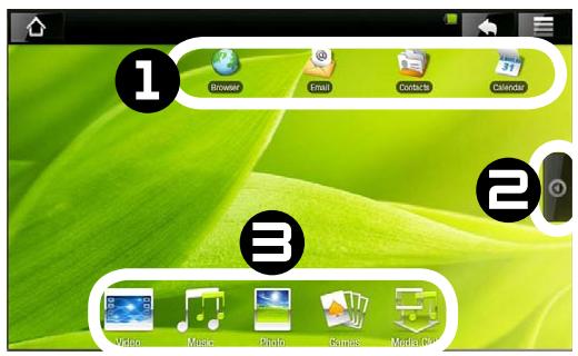 ARCHOS 5IT 50060 - DESCRIPTION DE L'INTERFACE - 2