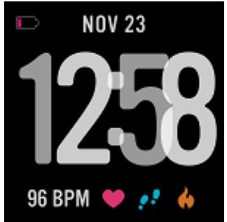 FITBIT Versa Graphite SE - Vérifier le niveau de la batterie - 2