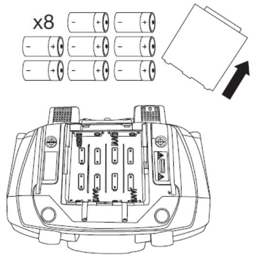 DCYBEL PARTY - UTILISATION DES PILES (NON FOURNIES) - 1