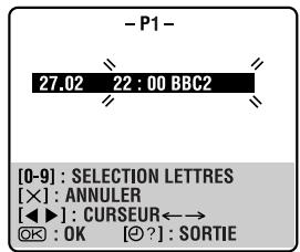 JVC HR-S8850MS - Acceder à l'écran d'edition de titre. - 1