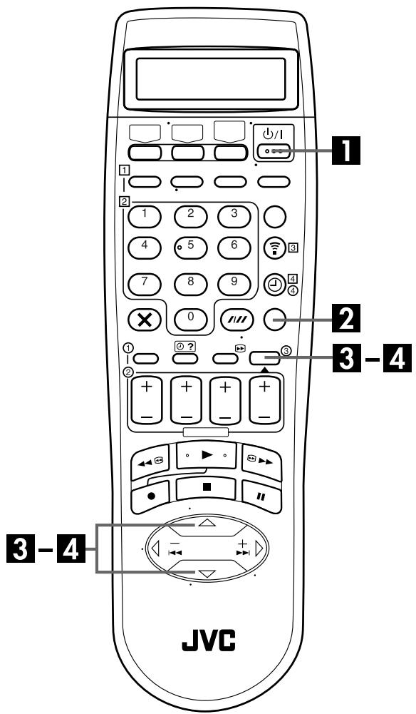 JVC HR-S8850MS - Réglage de l'horloge - 1