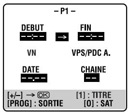JVC HR-S8850MS - Acceder à l'écran de programmation. - 1