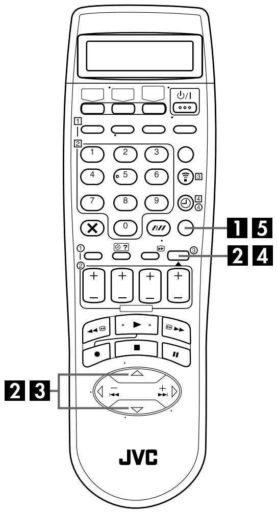 JVC HR-S8850MS - Réglage de mode - 1