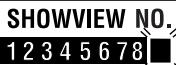 JVC HR-S8850MS - Entrer le numero SHOWVIEW. - 1