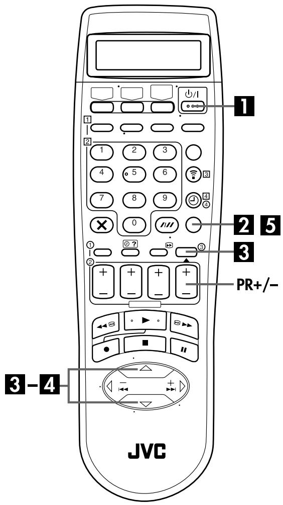 JVC HR-S8850MS - Réglage du tuner - 1