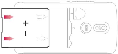 YEZZ ZENIOR ANDY AZ4.5 NOIR - Installer la carte SIM et la batterie - 3