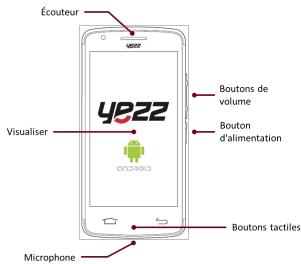 YEZZ ZENIOR ANDY AZ4.5 NOIR - Configuration du téléphone - 1