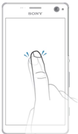 SONY XPERIA C4 DS BLANC - Utiliser l'écran tactile - 1