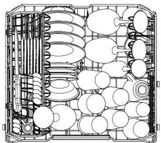 SMEG PLA647G - CHARGEMENT DU PANIER SUPÉRIEUR - 1