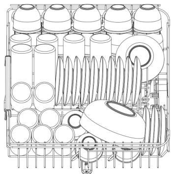 SMEG PLA647G - PANIER A COUVERTS SUPERIEUR (seulement sur certains modèles) - 3