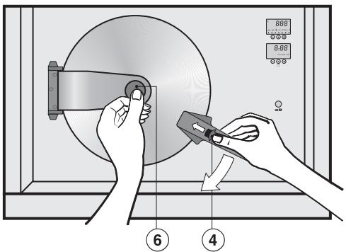 MIELE DGL 5464-3 GRAPHGLAS - Fermetre de la porte : - 2