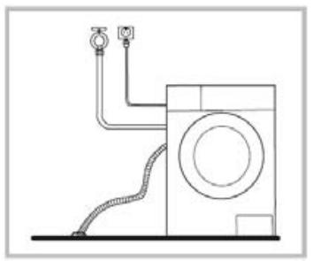 HUBLOT TW147AEULAVE - Connecting the drain hose - 1