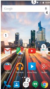 ARCHOS HELIUM 50E - Sur votre écran d'accueil - 5