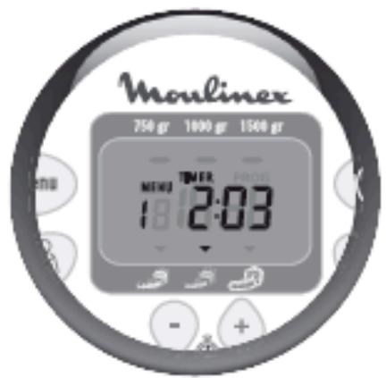 MOULINEX OW5023XL+BAGUETTES - PETRISSAGE ET LEVEE DE LA PATE - 1