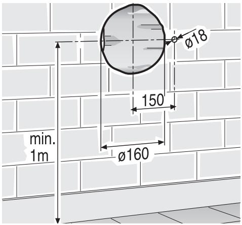 GAGGENAU GB 052-140 - Percée dans le mur - 1