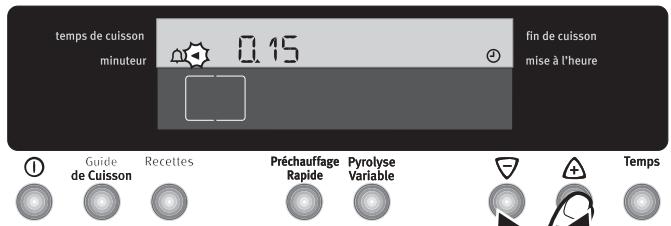 ARTHUR MARTIN M 6876 MPW BLANC - Pour annuler le Temps de cuisson : - 3