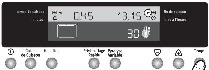 ARTHUR MARTIN M 6876 MPW BLANC - Pour programmer le départ et l'arrêt du four - 1