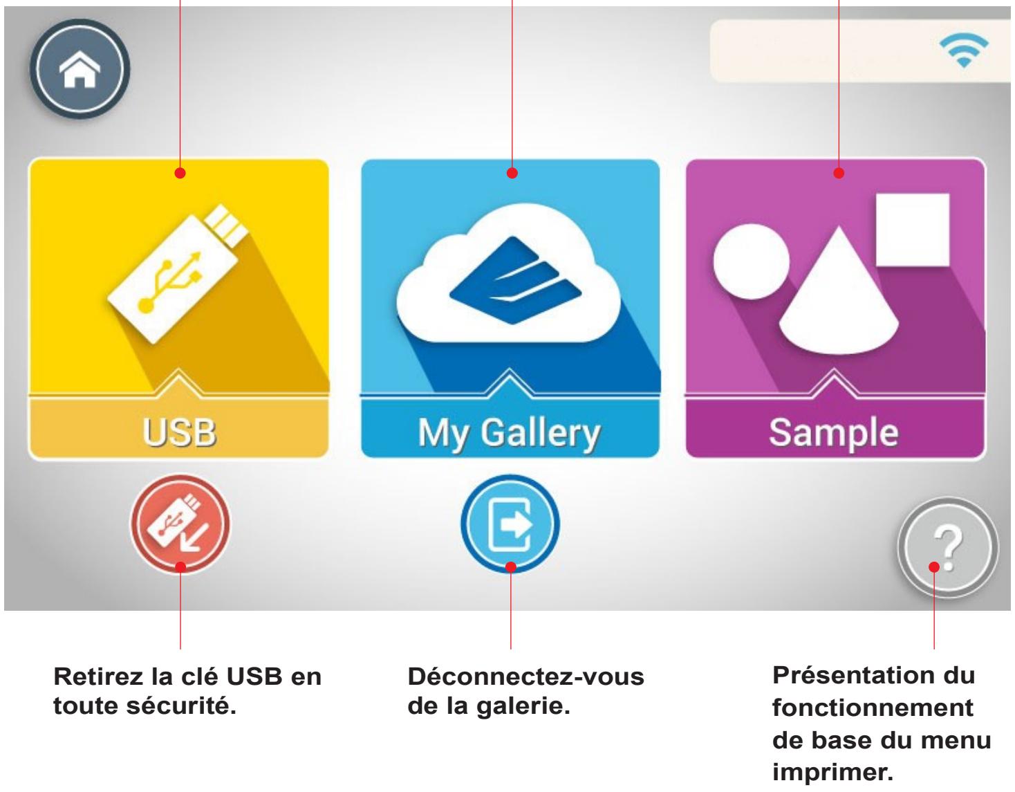 X¥Z PRINTING DA ViNCi 1.1 PLUS - Chapitre 7 Affichage du menu Imprimer - 1