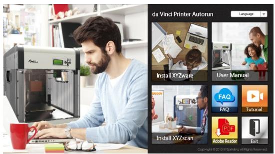 X¥Z PRINTING DA ViNCi 1.1 PLUS - Chapitre 2 Déballage et configuration - 20