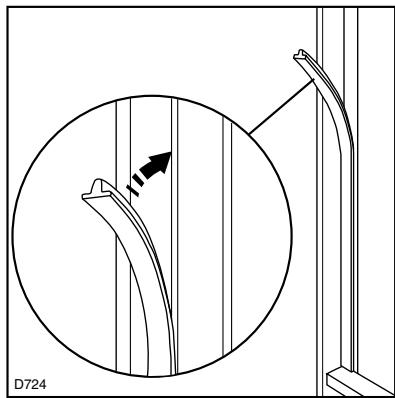 DE DIETRICH DRH 615 JE - Dimensions de la niche - 3