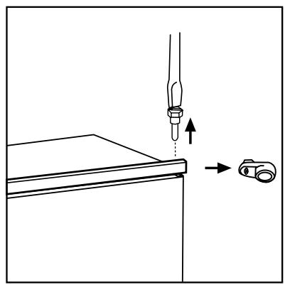 DE DIETRICH DRH 615 JE - Instructions pour l'encastrement Réversibilité des portes - 2