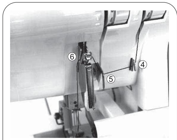 SINGER 14 SH 644 - 3) Enfilage de l'aiguille droite (Verte) - 5