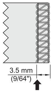 SINGER 14 SH 644 - Réglage de la largeur à l'aide du bouton de réglage - 4