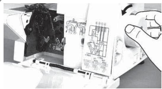 SINGER 14 SH 644 - 2) Enfilage du boucleur inférieur - 5