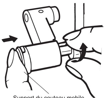 SINGER 14 SH 644 - Placement du couteau mobile en position de travail - 2