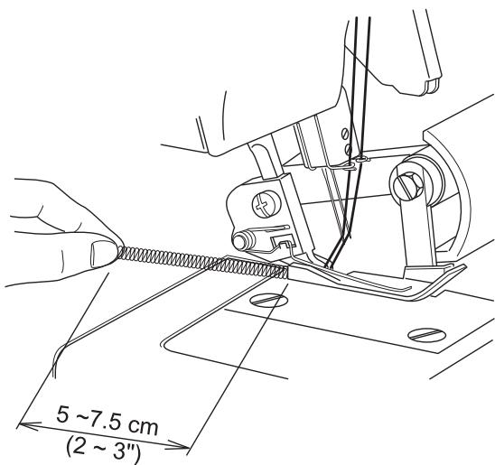 SINGER 14 SH 644 - DEGAGEMENT DE LA CHAINETTE ET TEST DE COUTURE - 2