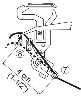 SINGER 14 SH 644 - 2) Enfilage du boucleur inférieur - 7