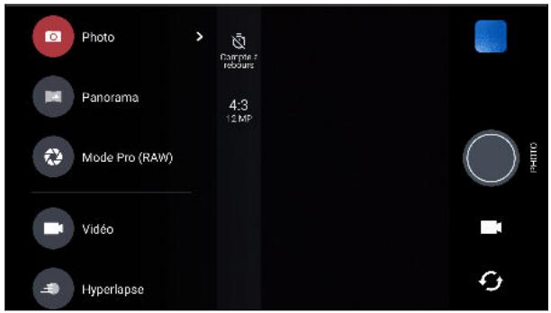 HTC U1164GONOiR - Choisisr un mode de capture - 1