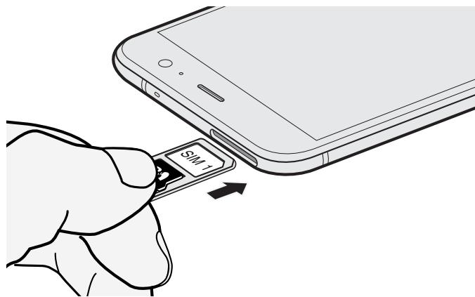HTC U1164GONOiR - Insertion de la carte microSD - 5
